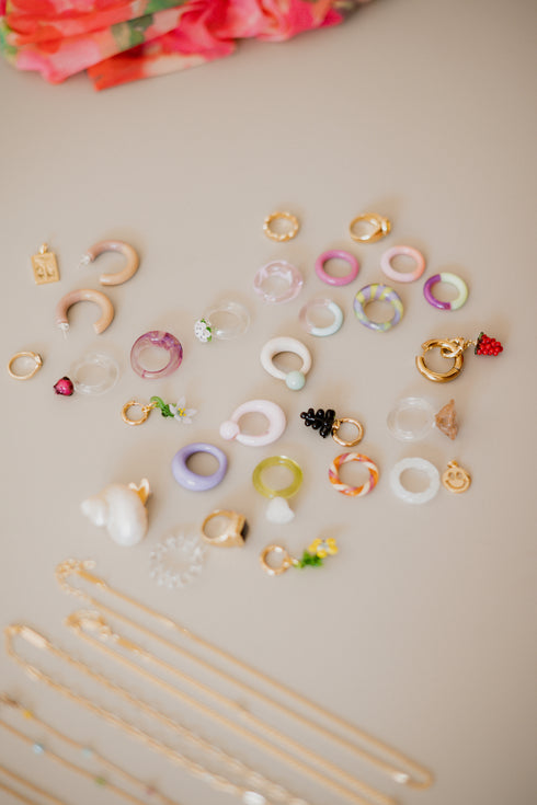 FLOWER RING PEACH